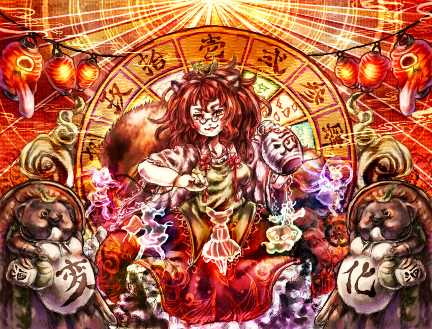 toyosatomimi no miko, mononobe no futo, kaku seiga, miyako yoshika, soga no tojiko, and 1 more (touhou) drawn by koto_inari