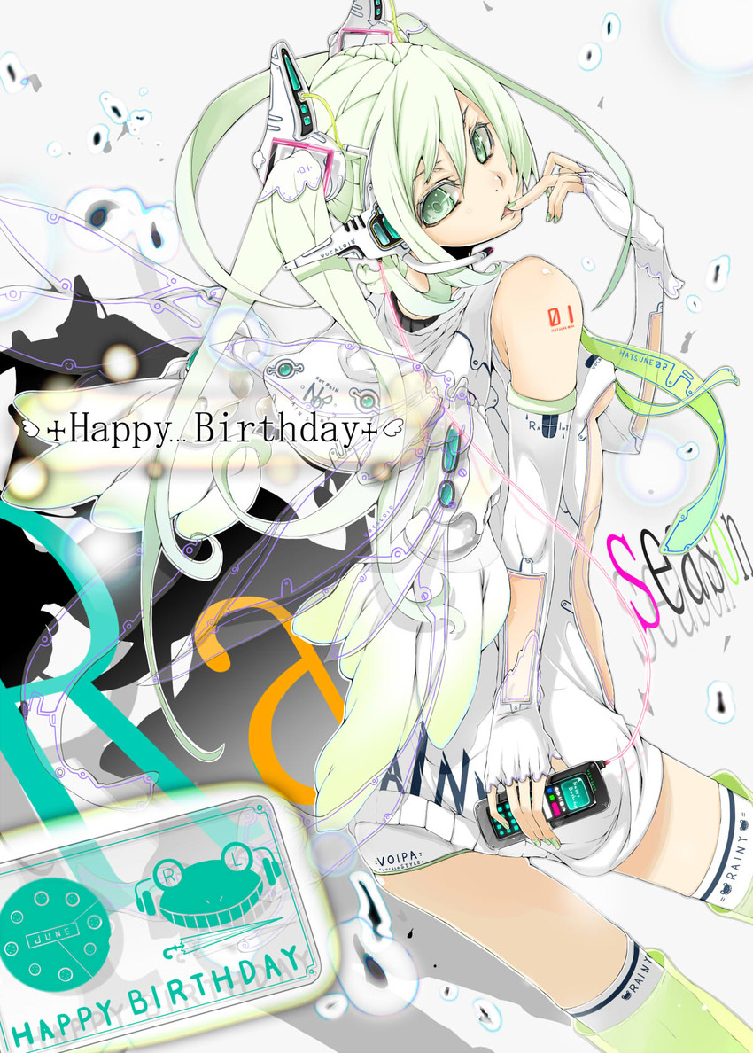 hatsune miku (vocaloid) drawn by yume_koreshiki