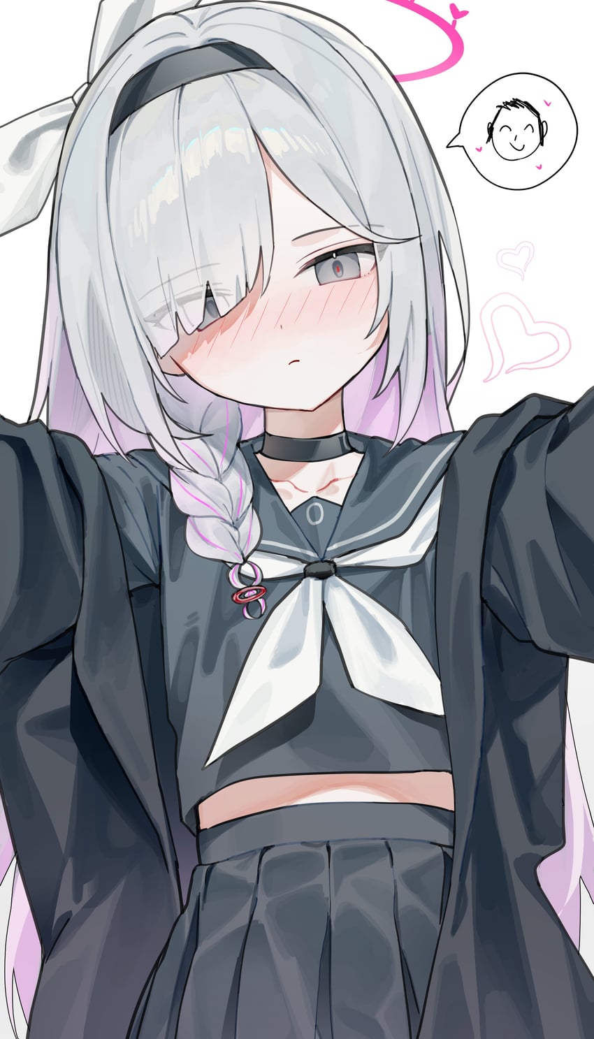 sensei, doodle sensei, and plana (blue archive) drawn by huu_(dighapdlxm12)
