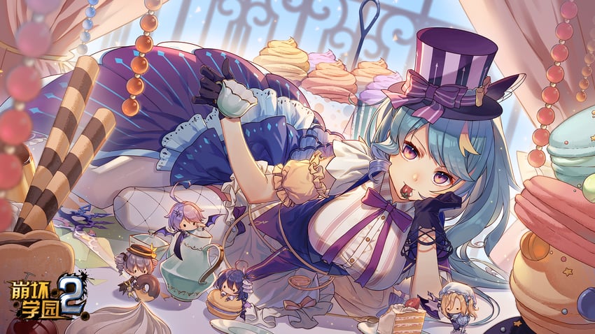 bronya zaychik, seele vollerei, sin mal, ninti apocalypse, and mad hatter (honkai and 1 more)