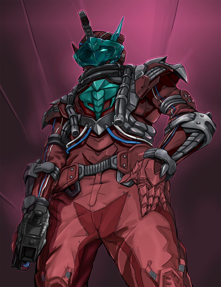 evolto and blood stalk (kamen rider and 1 more) drawn by huujyu