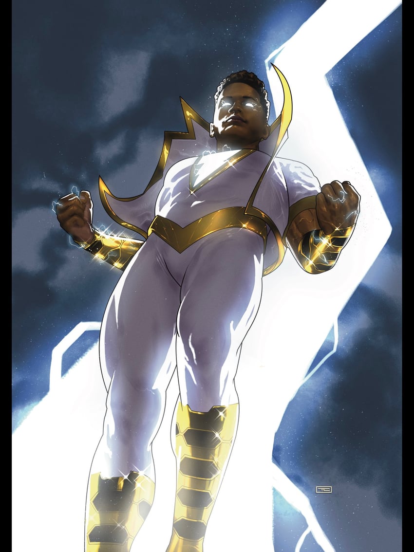 malik white and bolt (dc comics) drawn by taurin_clarke