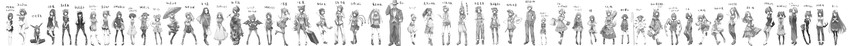 hakurei reimu, kirisame marisa, remilia scarlet, flandre scarlet, izayoi sakuya, and 54 more (touhou and 3 more) drawn by ryosios