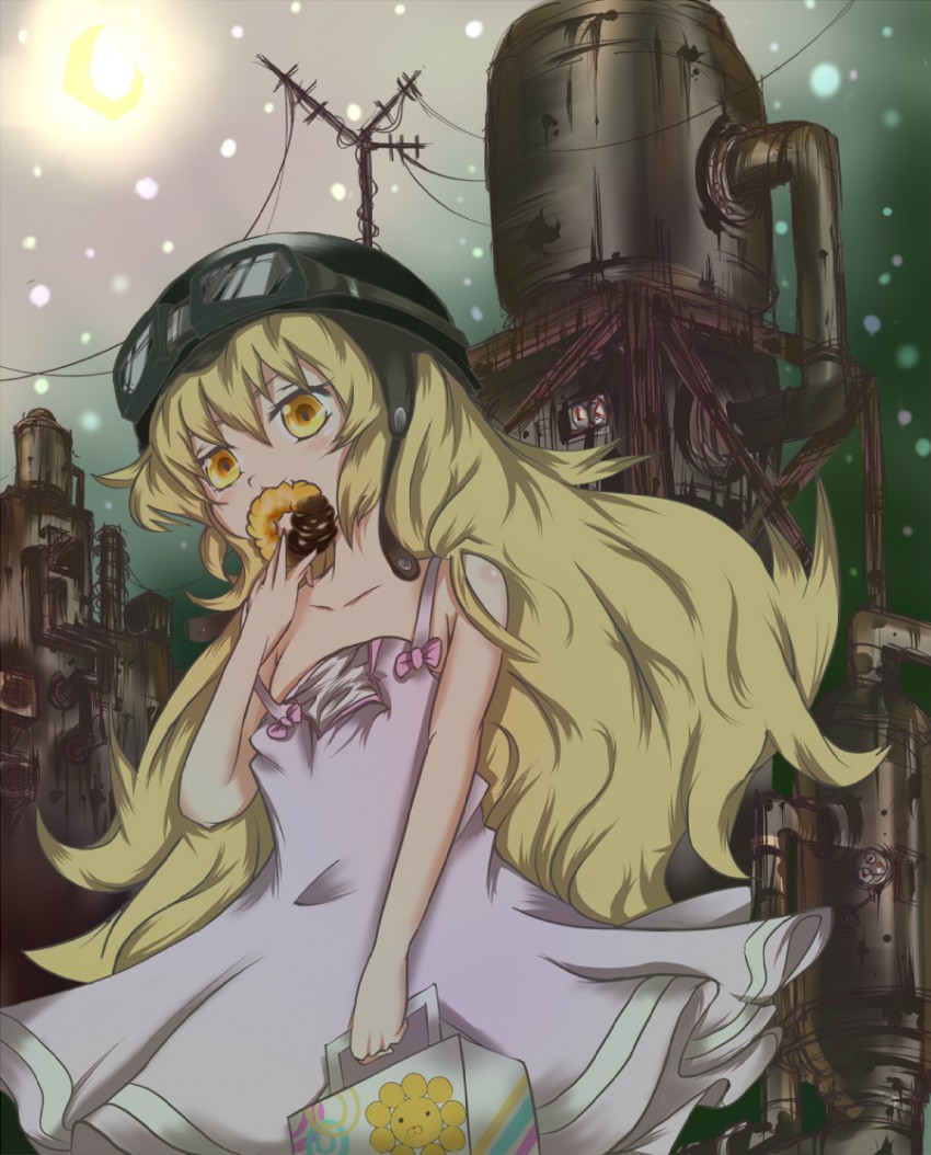 oshino shinobu (monogatari and 1 more) drawn by kimera