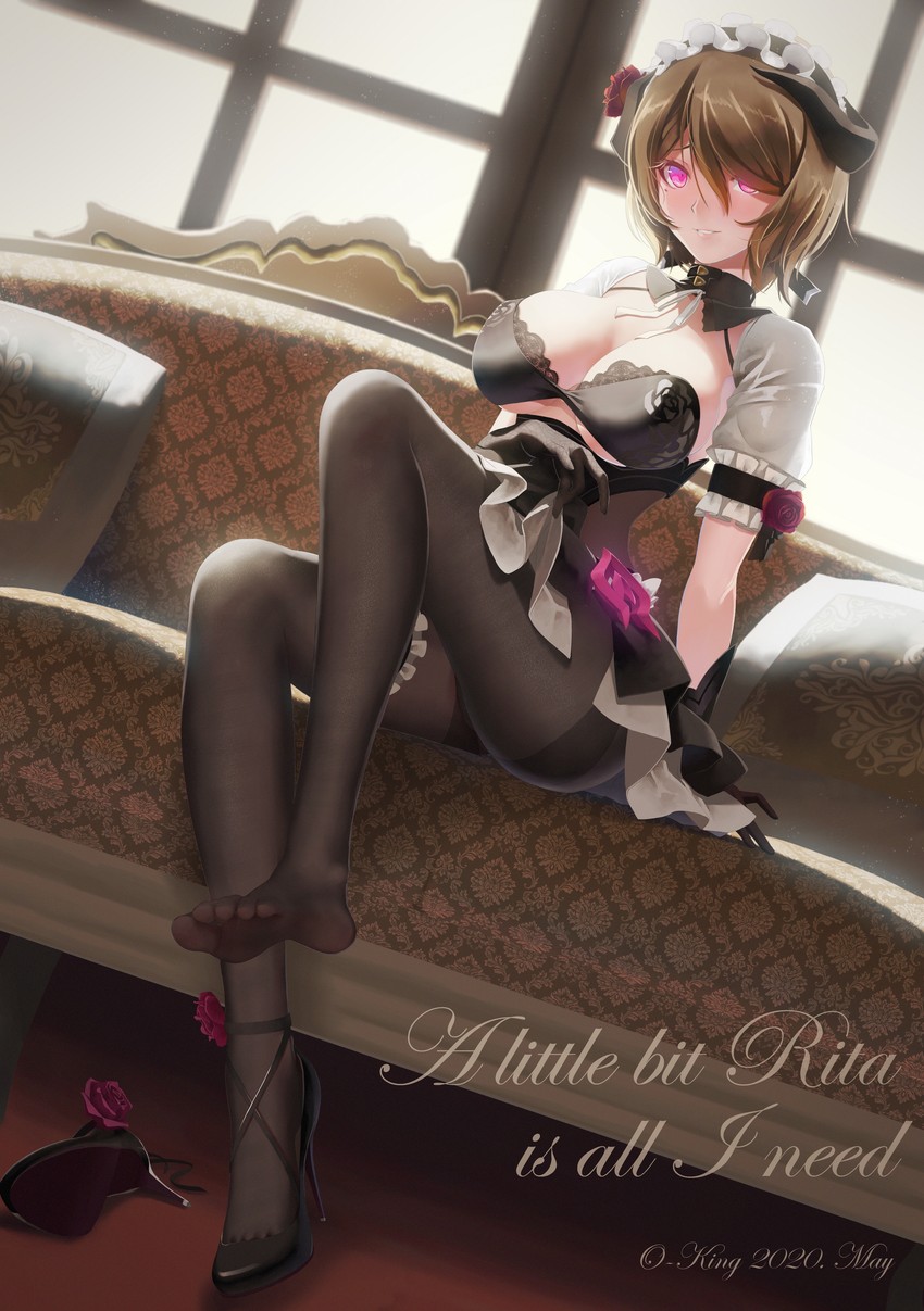 rita rossweisse (honkai and 1 more) drawn by okingjo