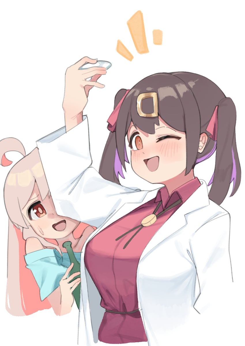 oyama mahiro and oyama mihari (onii-chan wa oshimai!) drawn by araimelon