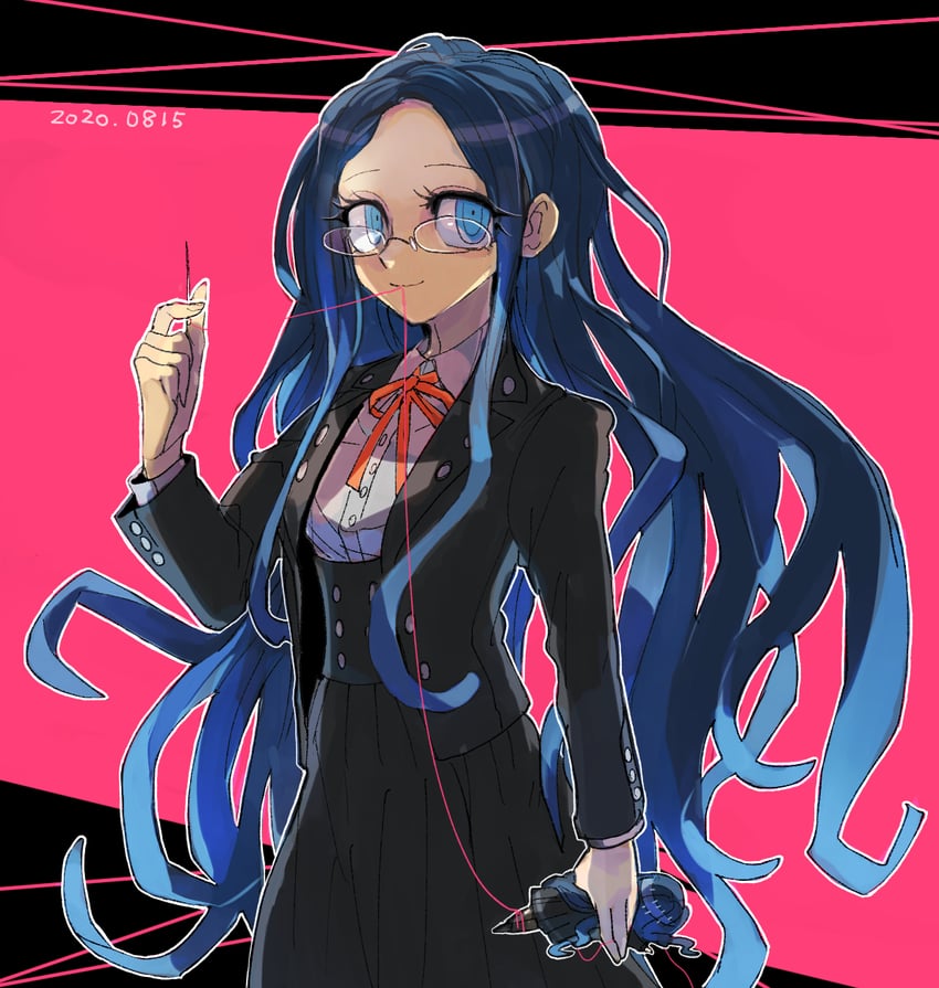shirogane tsumugi (danganronpa and 1 more) drawn by kumakoro_(tetsupag)