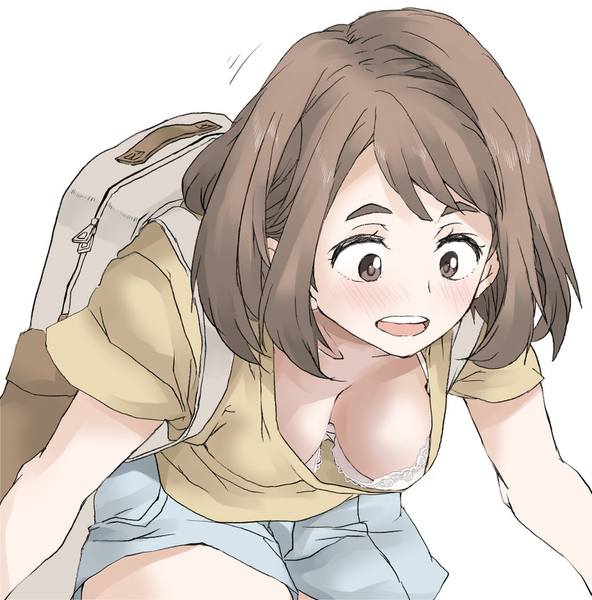 uraraka ochaco (boku no hero academia) drawn by elf_(stroll_in_the_woods)
