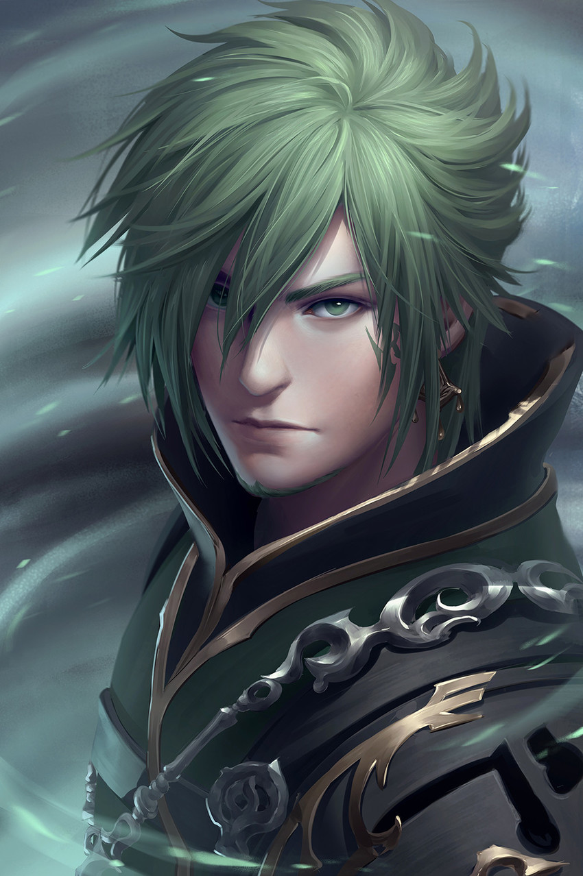 warrior of light (final fantasy and 1 more) drawn by chuby_mi