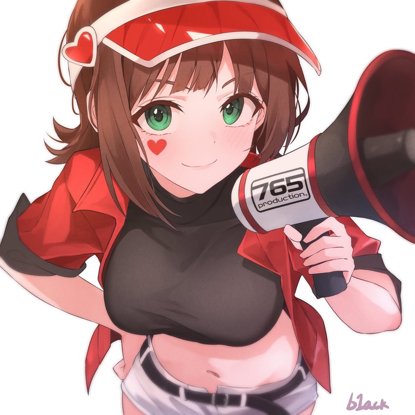 amami haruka (idolmaster and 2 more) drawn by b1ack_illust