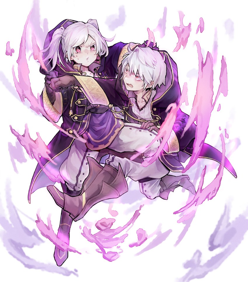 female robin and male robin (fire emblem and 2 more) drawn by asanokkkken