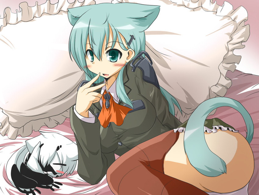 suzuya and ne-class heavy cruiser (kantai collection) drawn by goma_(gomasamune)