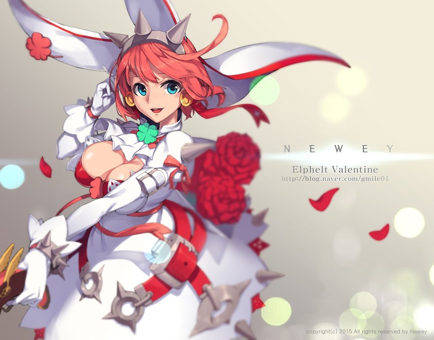 elphelt valentine (guilty gear and 1 more) drawn by newey