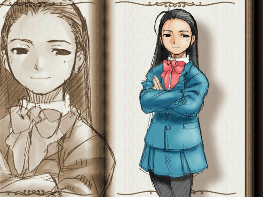 iinchou (justice gakuen and 1 more) drawn by edaki_shin'ya