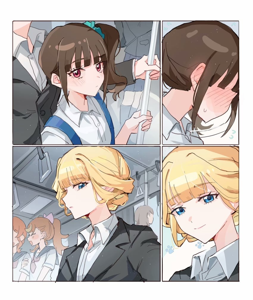 nekoyashiki yuki, inukai komugi, nekoyashiki mayu, and inukai iroha (precure and 1 more) drawn by xiongbingbisata