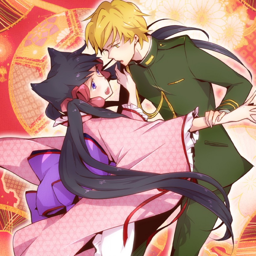 zakuro and agemaki kei (otome youkai zakuro) drawn by terram