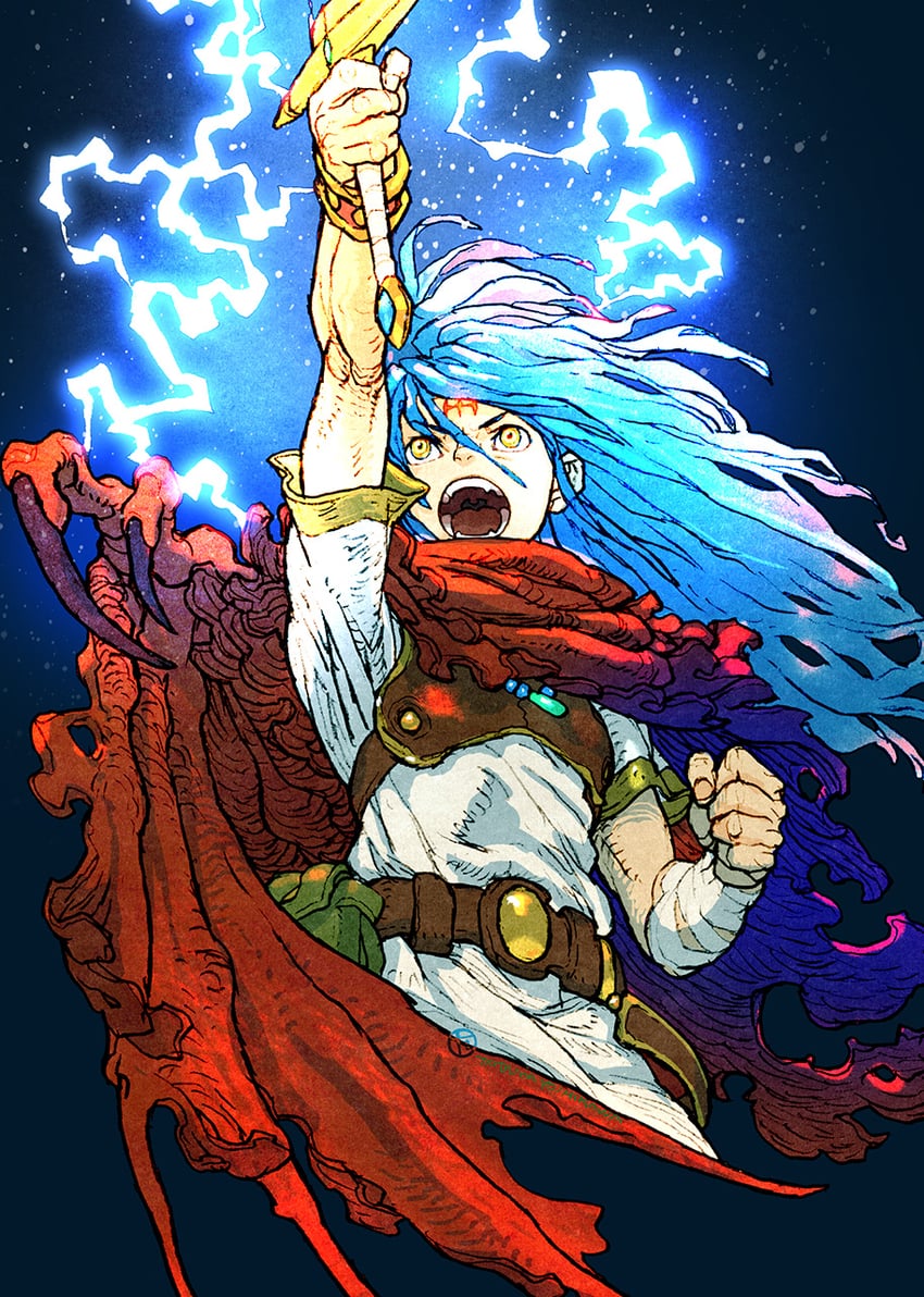 ryu (breath of fire and 1 more) drawn by yoshikawa_tatsuya