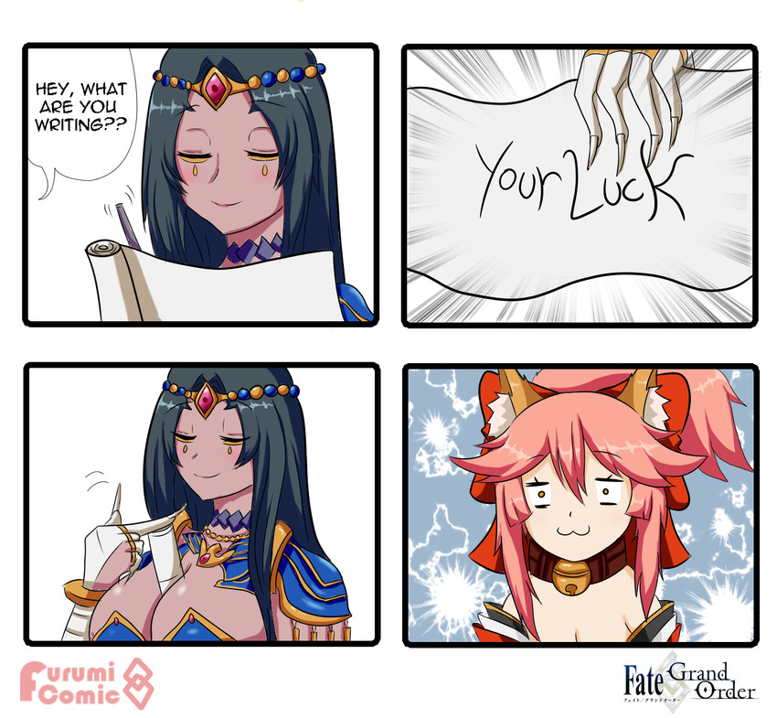 tamamo, tamamo cat, and scheherazade (fate and 1 more) drawn by keita_naruzawa