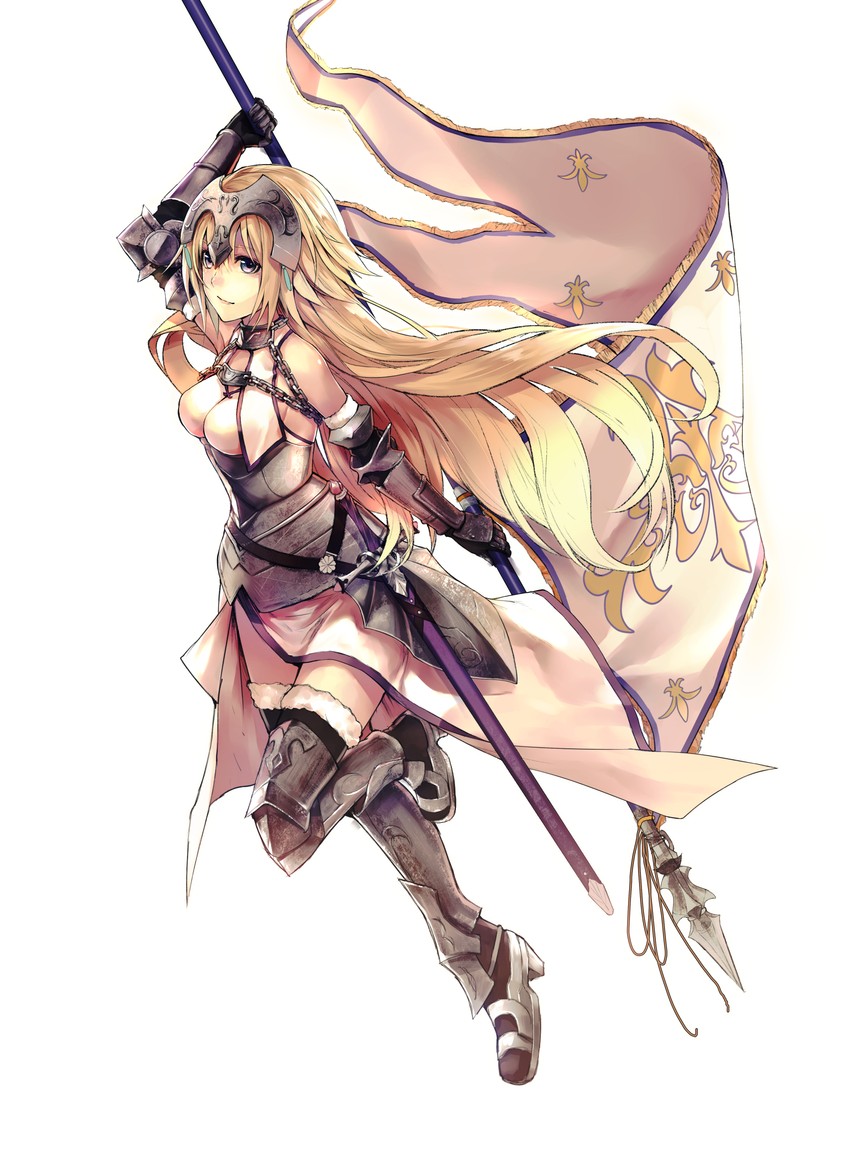 jeanne d'arc (fate and 1 more) drawn by applekun
