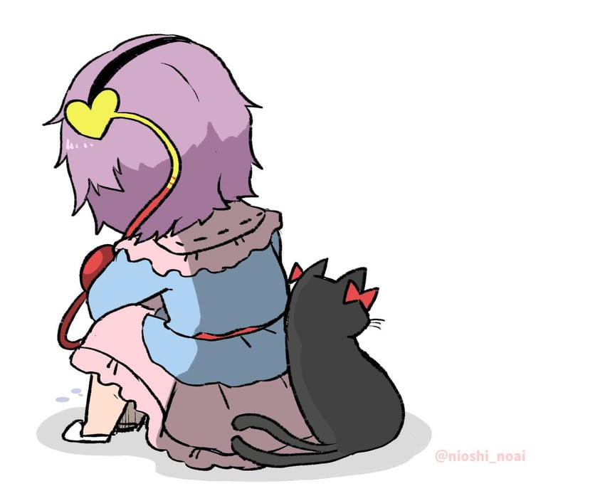 komeiji satori and kaenbyou rin (touhou) drawn by noai_nioshi
