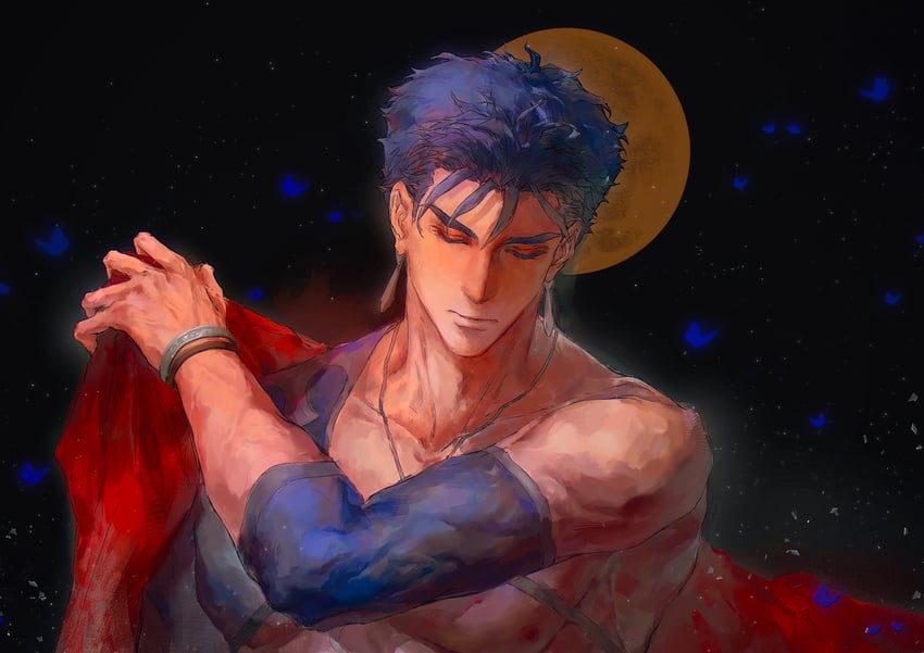 cu chulainn (fate and 1 more) drawn by qi_(kirklanqi)