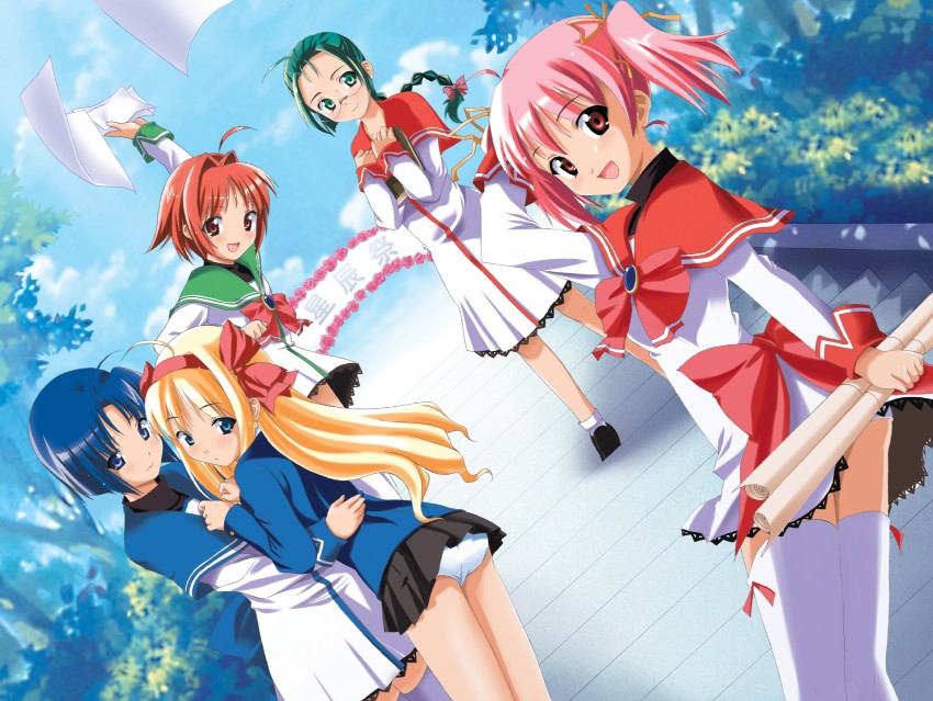 komiya momiji, tooyama kokoro, oumori erisu, ishigami miyoshi, and fujimura ringo (anonono) drawn by souryuu_(double_dragon)