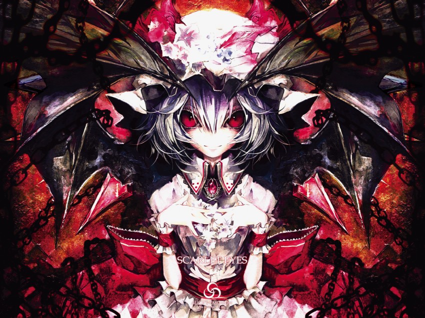 remilia scarlet (touhou and 1 more) drawn by banpai_akira