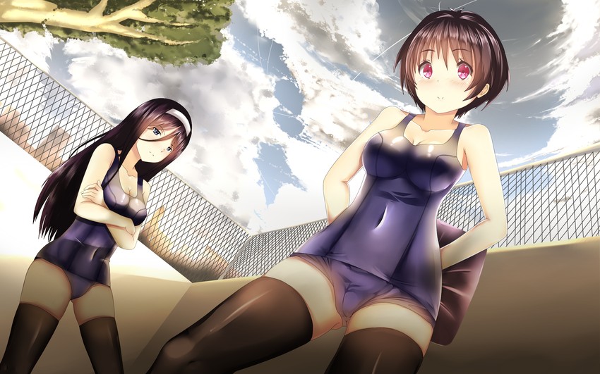 tsuyuri kumin and irisu fuyumi (chuunibyou demo koi ga shitai! and 2 more) drawn by hews
