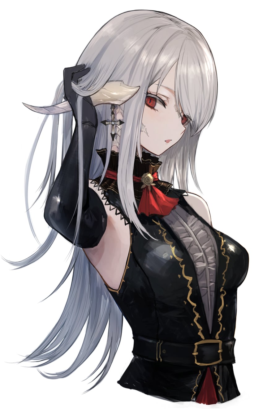 warrior of light (final fantasy and 1 more) drawn by maho_moco