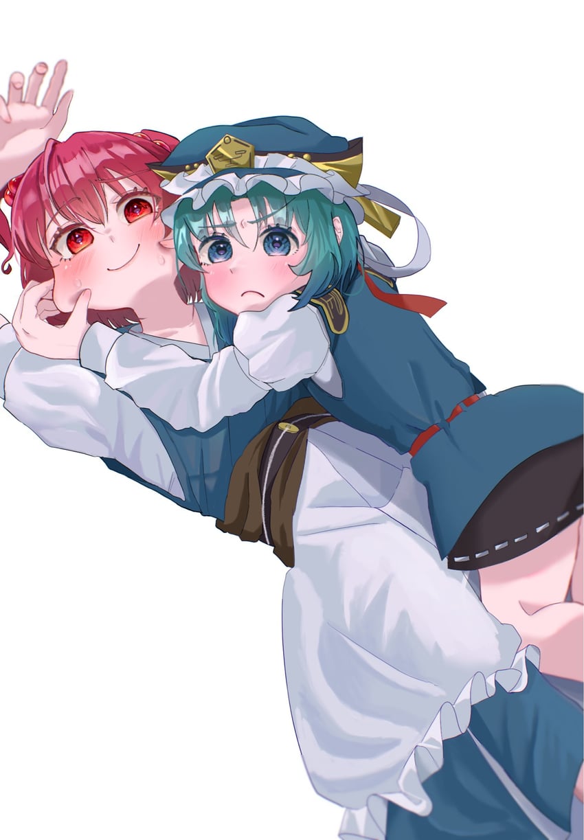 shiki eiki and onozuka komachi (touhou) drawn by eik_s2