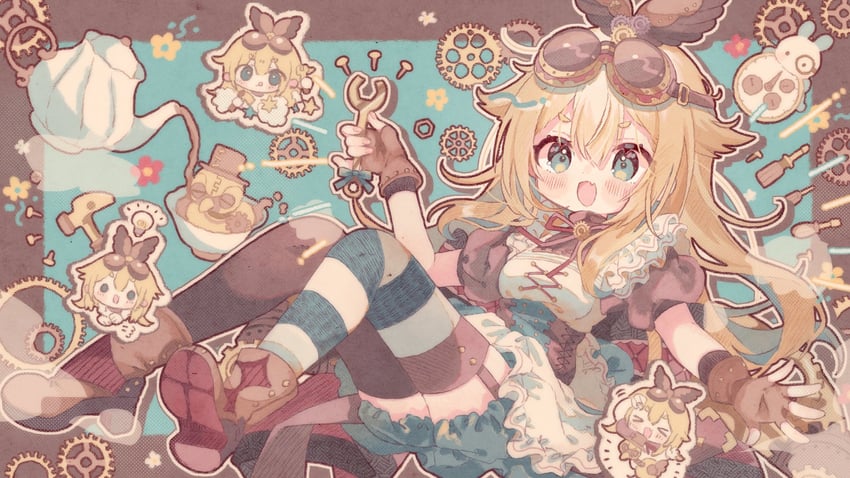 original and 1 more drawn by kamizakana_iriko
