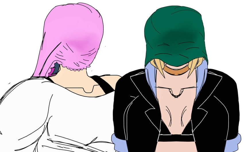 silvia piquet and hart floyd (black survival and 1 more) drawn by jolynecujohwedgie