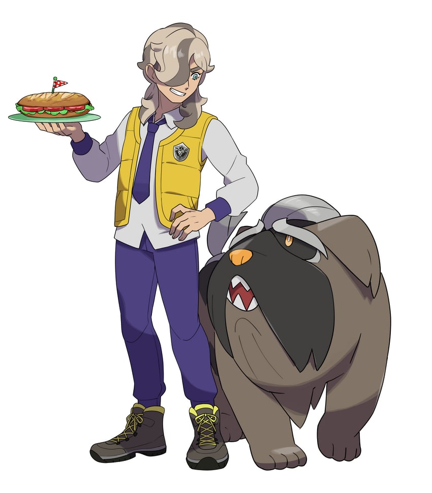 arven and mabosstiff (pokemon and 1 more) drawn by himurohiromu