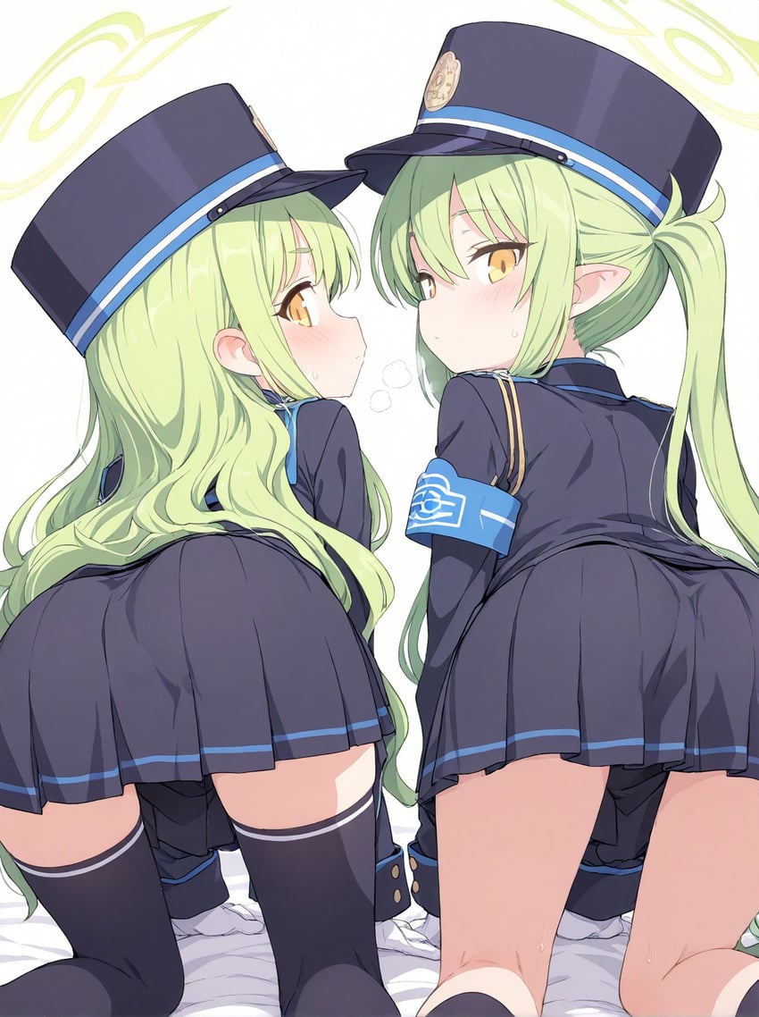 hikari and nozomi (blue archive) drawn by efbell