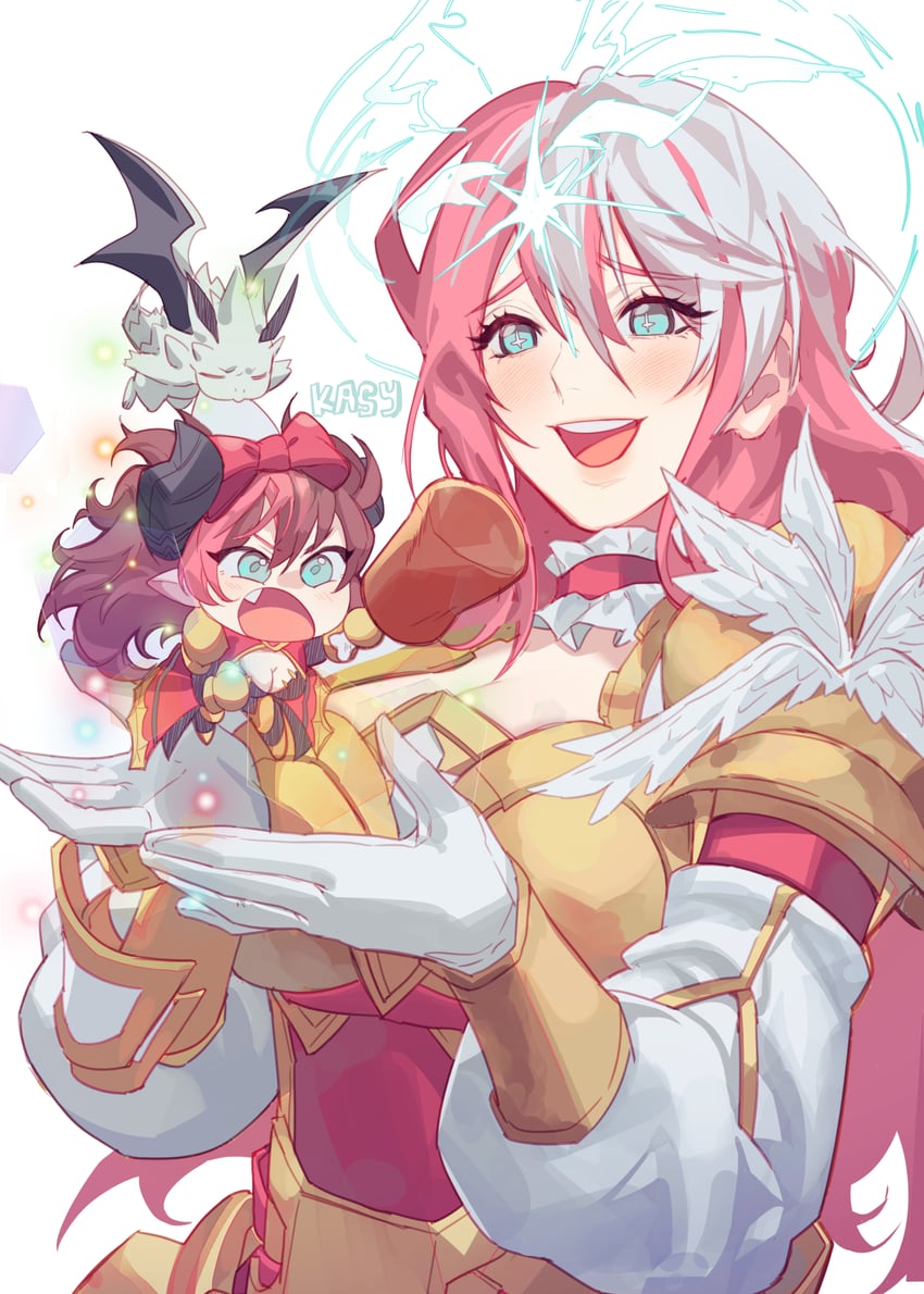 knight, dragon knight, and lightbringer (dungeon and fighter) drawn by kasy