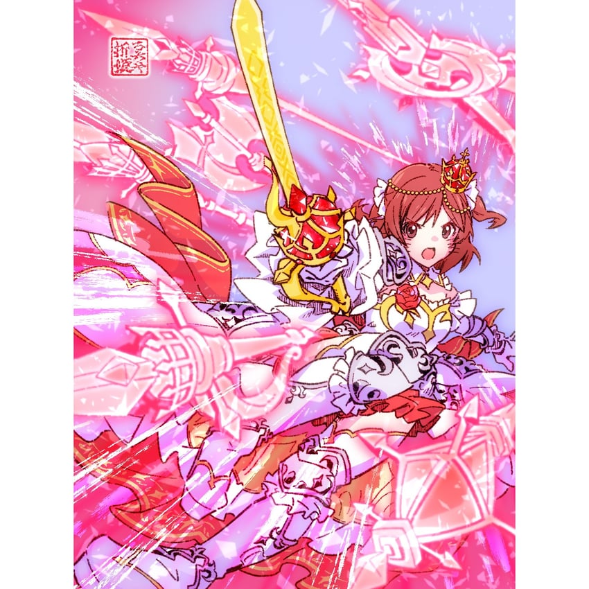 aijou karen (shoujo kageki revue starlight and 1 more) drawn by oriotohime