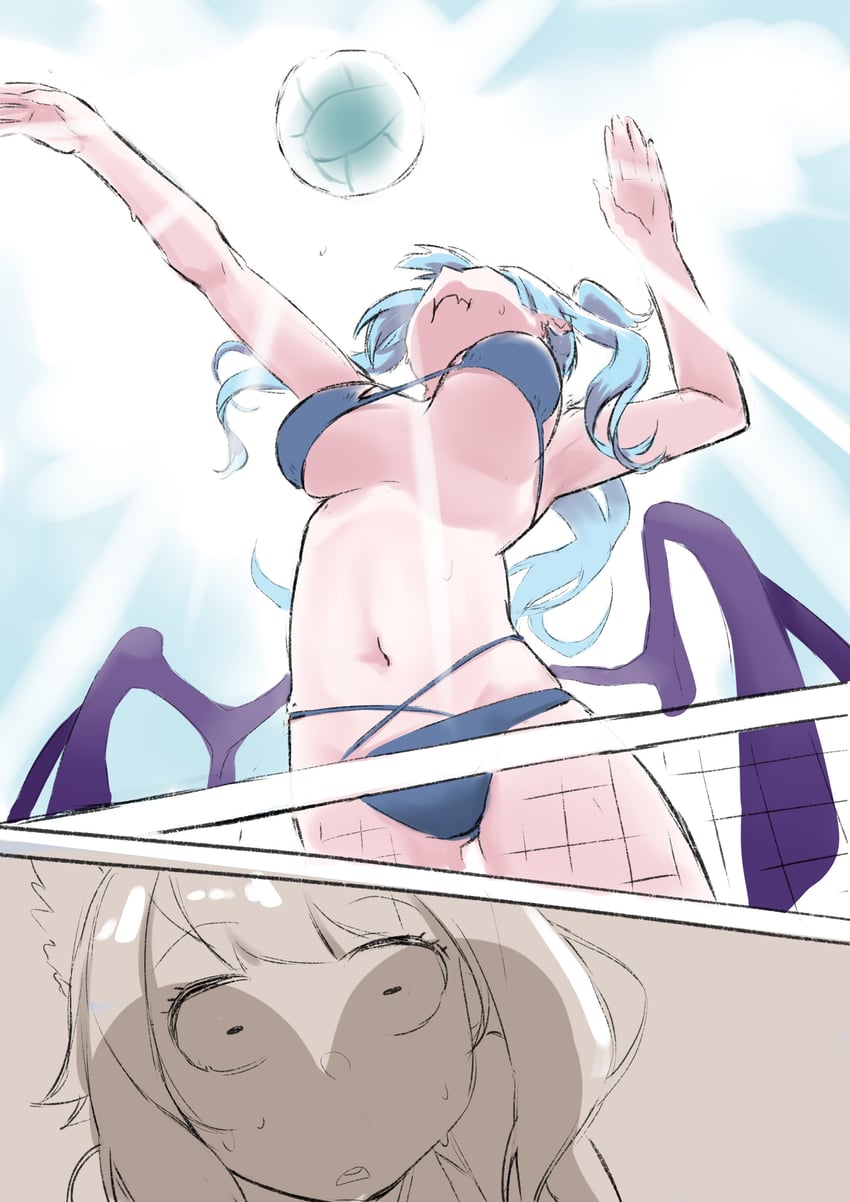 elira pendora and enna alouette (nijisanji and 1 more) drawn by momojii_e