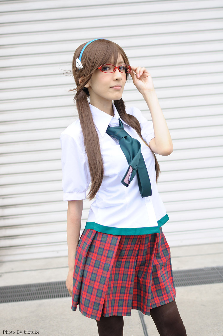 makinami mari illustrious (neon genesis evangelion and 2 more) drawn by chamaro