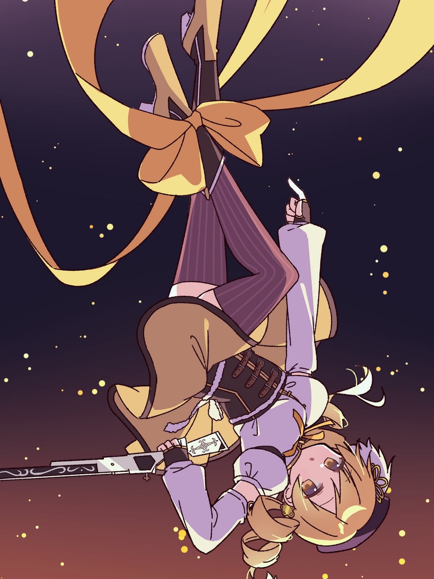 tomoe mami (mahou shoujo madoka magica) drawn by ruru_(rurumagi)