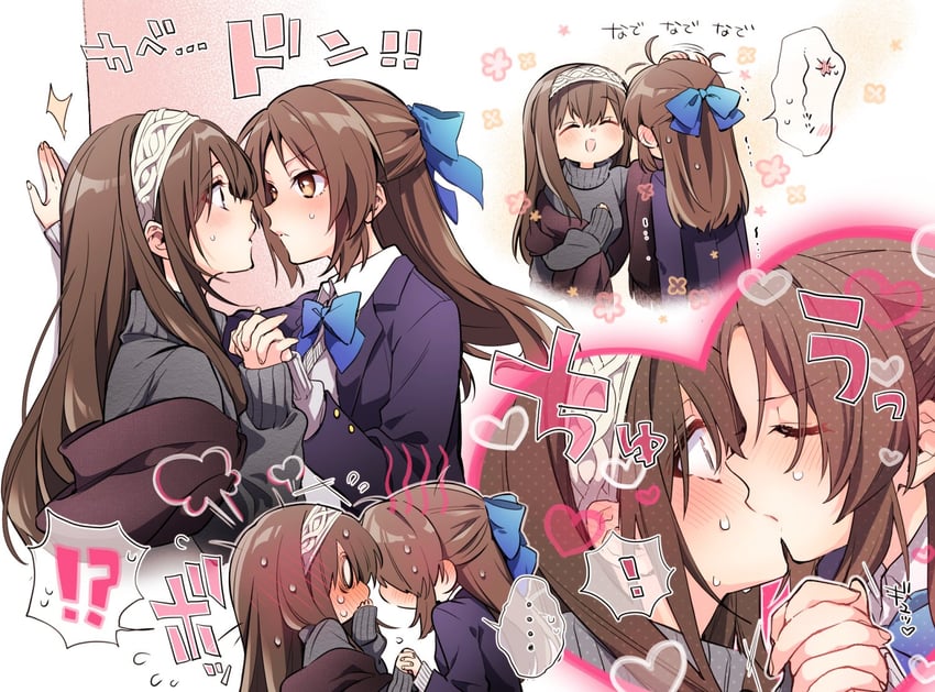 sagisawa fumika and tachibana arisu (idolmaster and 1 more) drawn by suimi_(shinkai_huyu)