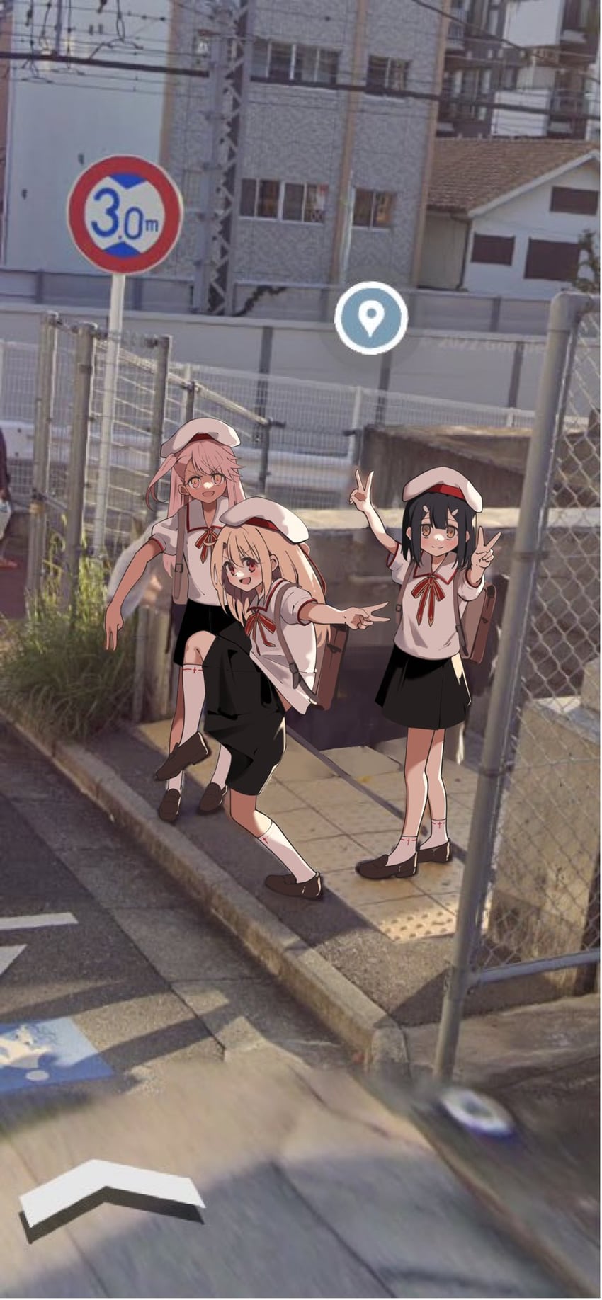 illyasviel von einzbern, chloe von einzbern, and miyu edelfelt (fate and 1 more) drawn by pei_iriya