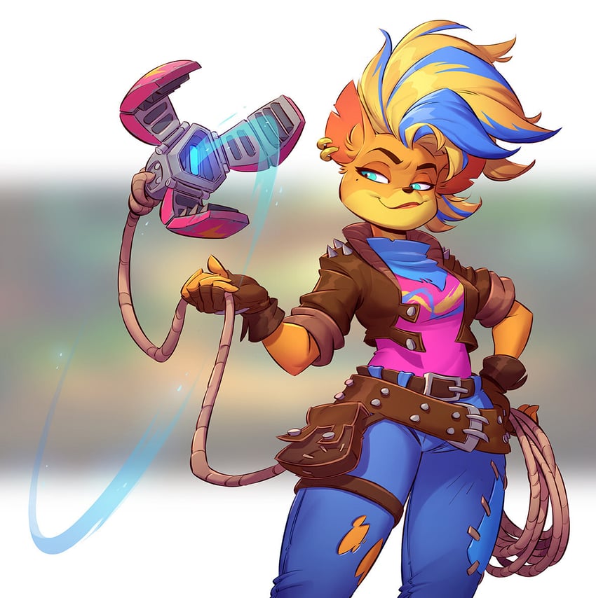 tawna bandicoot (crash bandicoot and 1 more) drawn by nicola_saviori
