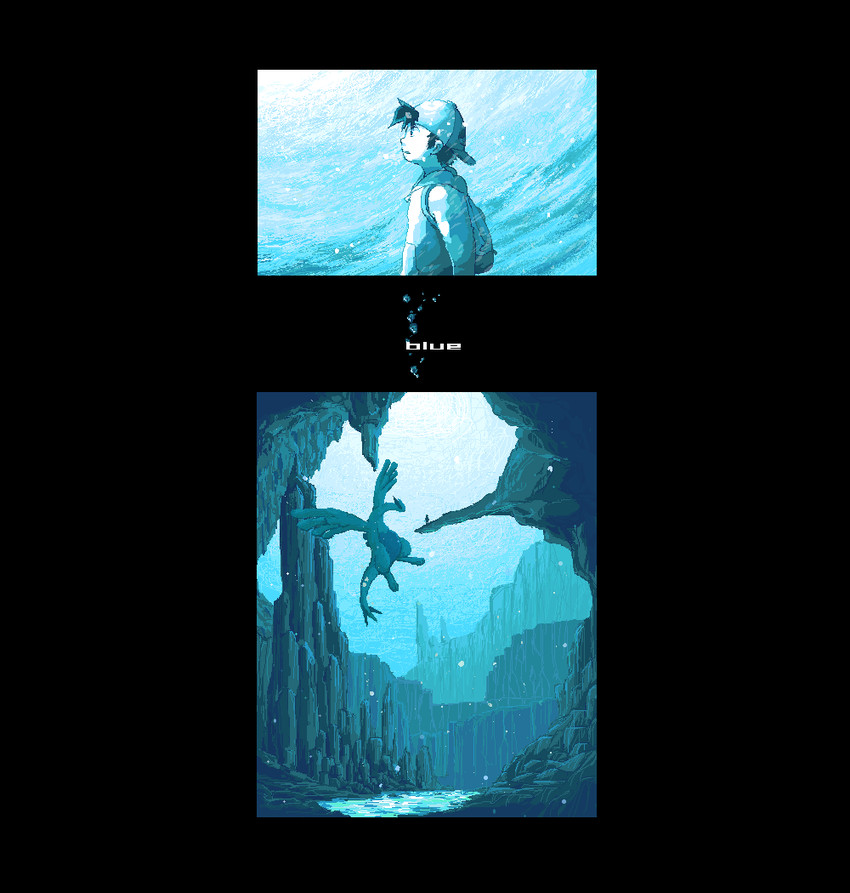 ethan and lugia (pokemon and 1 more) drawn by takapiroporo