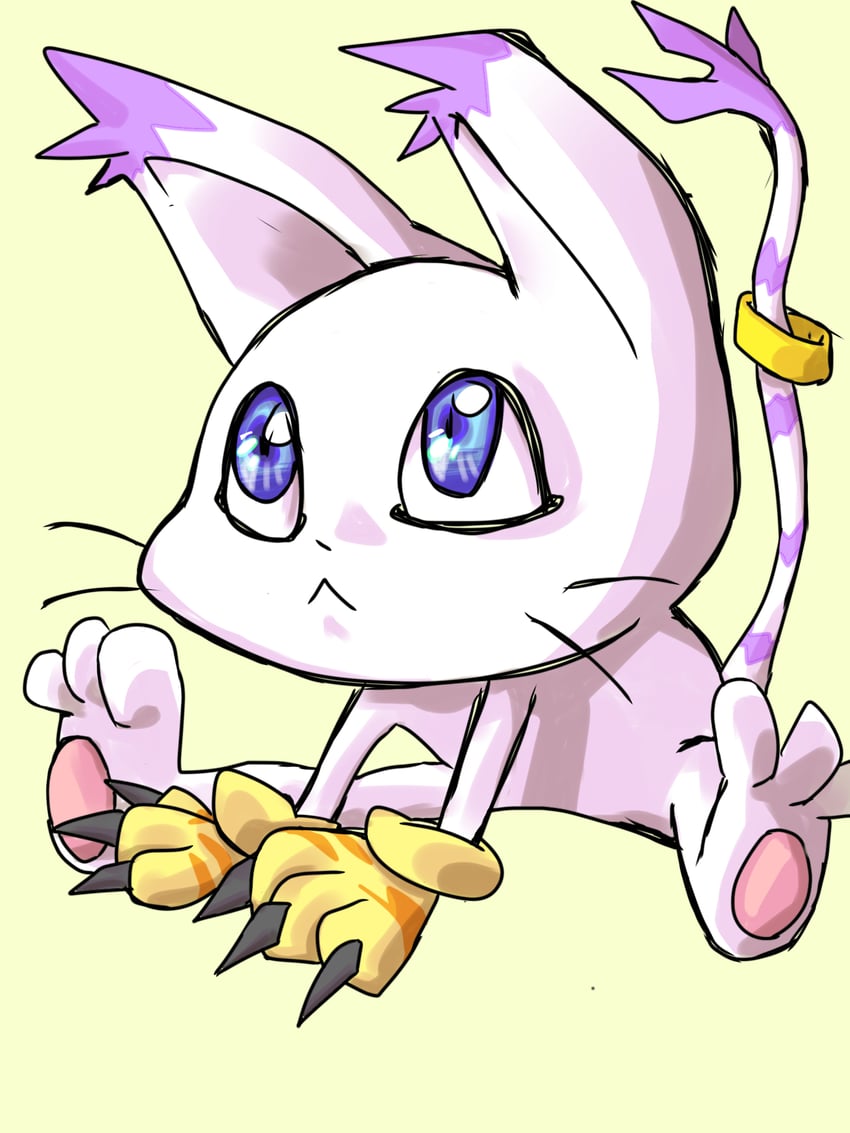 tailmon (digimon) drawn by saocyangeme888