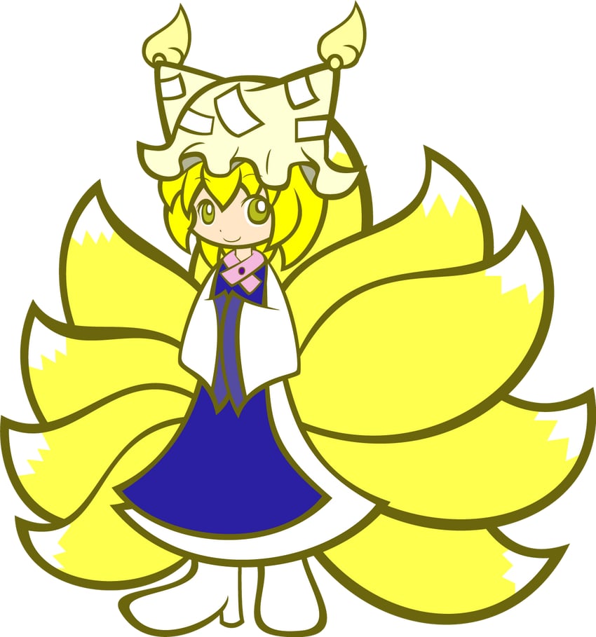 yakumo ran (touhou and 2 more) drawn by y&k