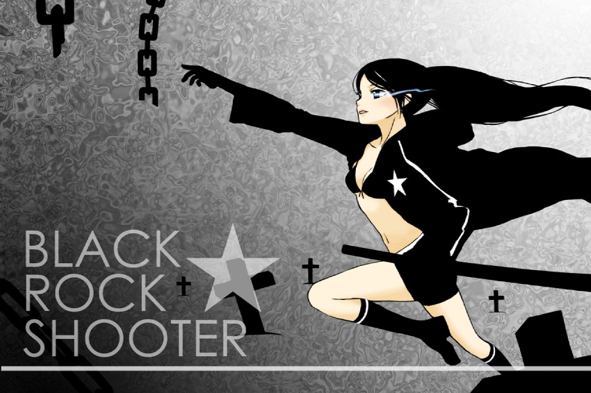 black rock shooter (black rock shooter) drawn by ryou_(effort)