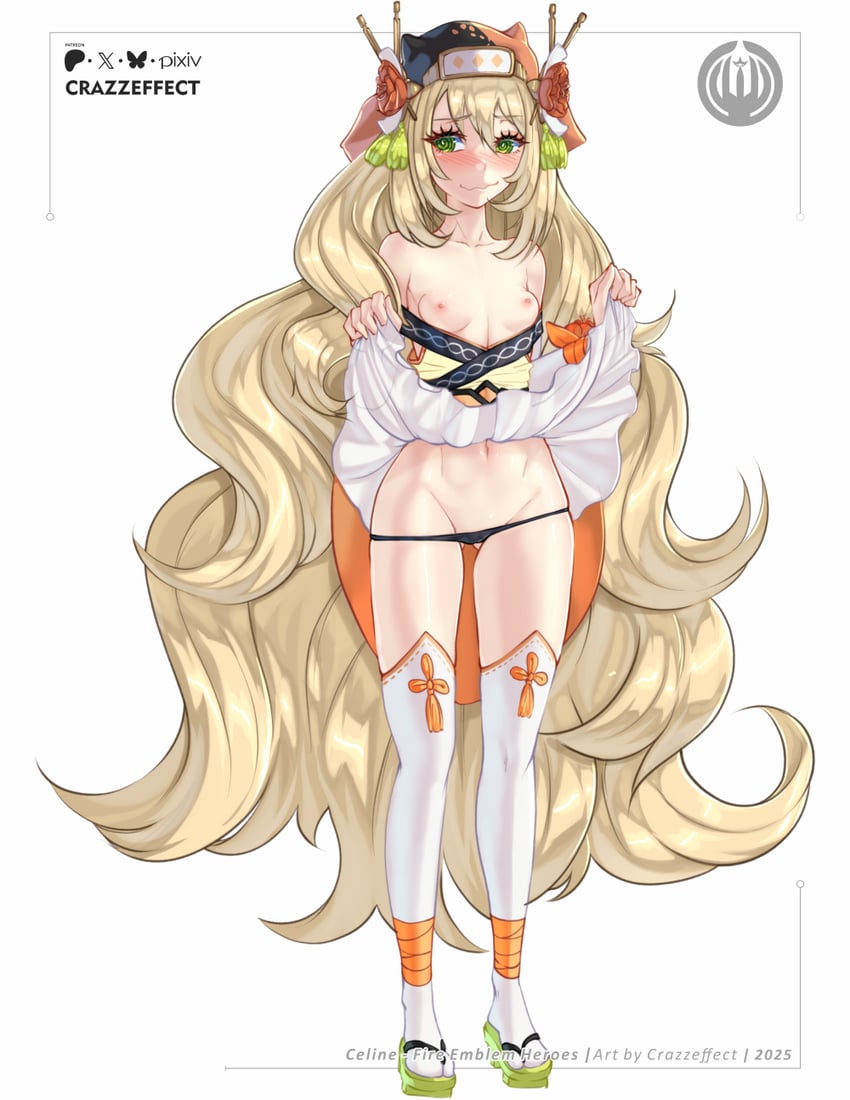 celine (fire emblem and 2 more) drawn by crazzeffect