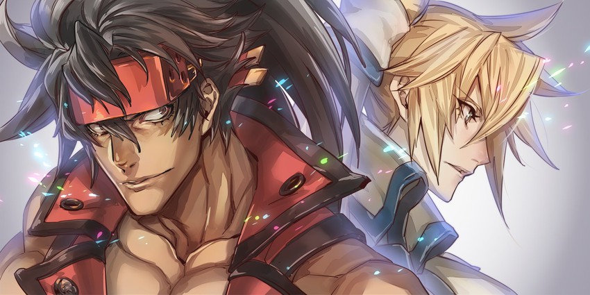 sol badguy and ky kiske (guilty gear and 1 more) drawn by kin_mokusei