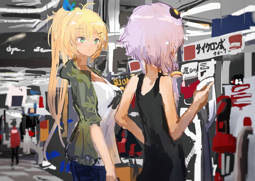 yuzuki yukari and tsurumaki maki (vocaloid and 2 more) drawn by kabuyama_kaigi