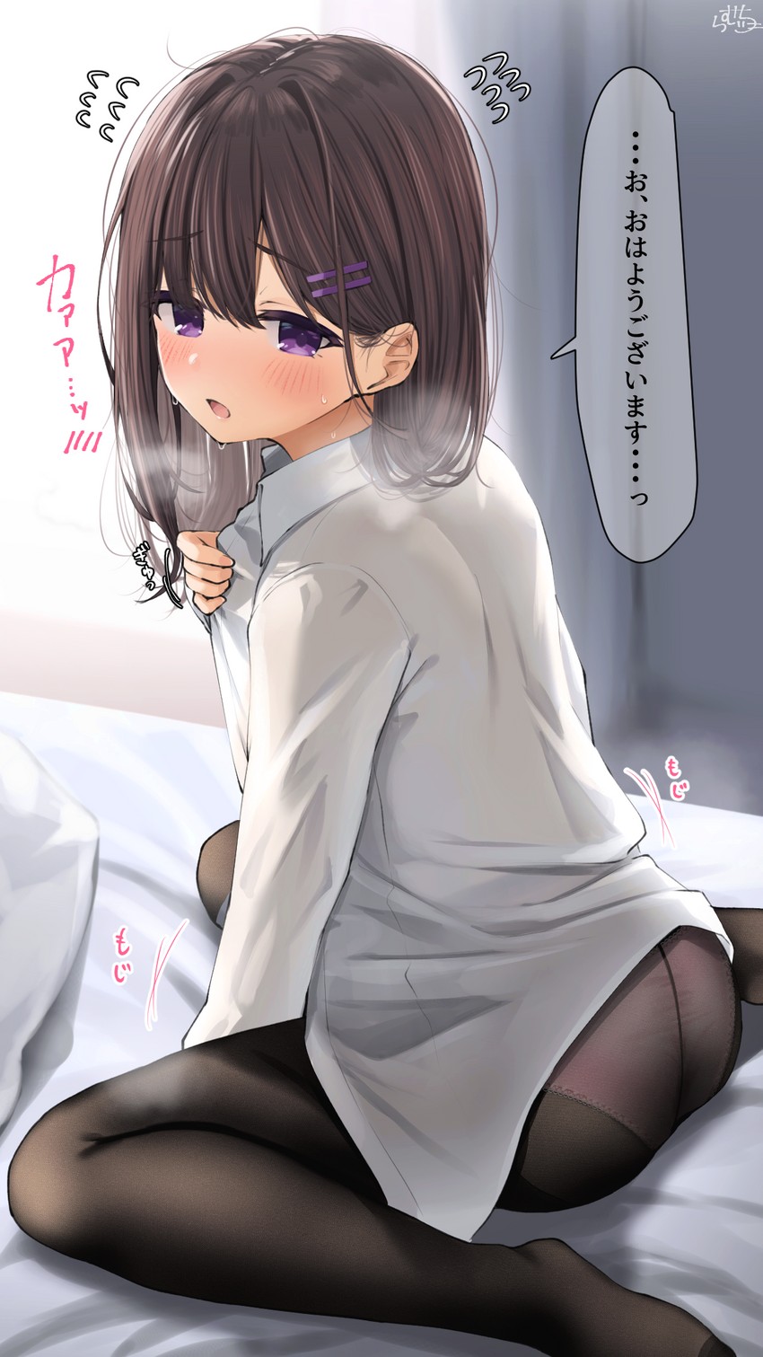 brown hair-chan (original) drawn by ramchi